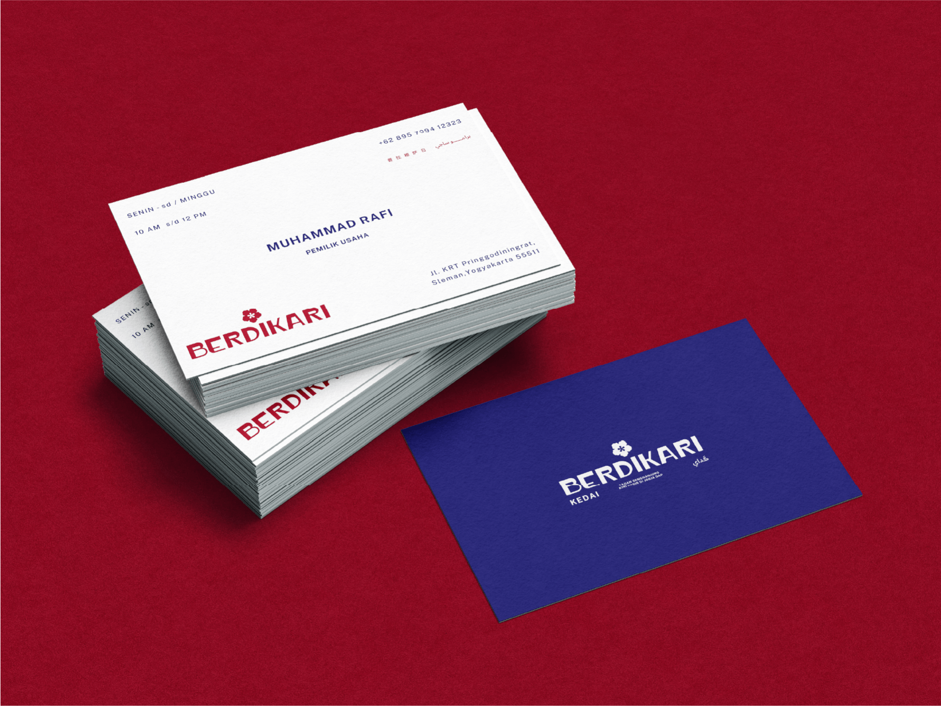 Berdikari – Kartu nama 01